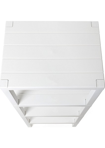 4 Katlı Plastik Raf Ünitesi Mutfak Rafı Banyo Rafı Balkon Rafı Banyo Düzenleyici fiyatları