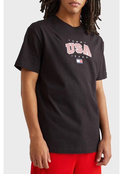 Pamuk Regular Fit Bisiklet Yaka T Shirt Erkek T Shirt DM0DM16406 Bds