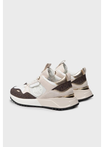 Logolu Deri Sneaker Ayakkabı Bayan Ayakkabı 43F1THFS1B 085