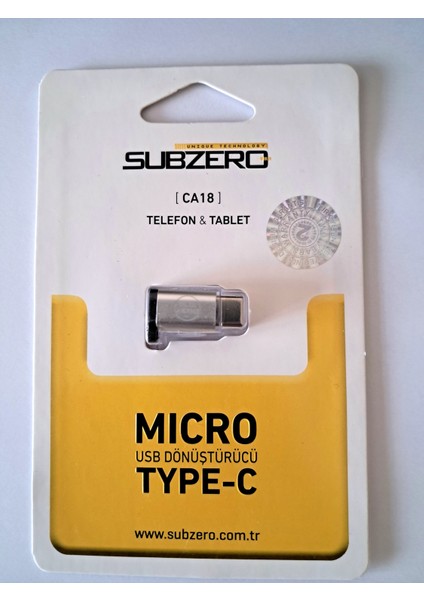 Micro To Type-C Dönüştürücü Adaptör