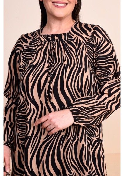 Kadin Anne Buyuk Beden Elbise Cicekli Tesettur Giyim modelleri