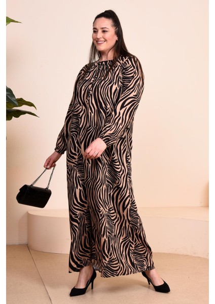 Kadin Anne Buyuk Beden Elbise Cicekli Tesettur Giyim indirimleri