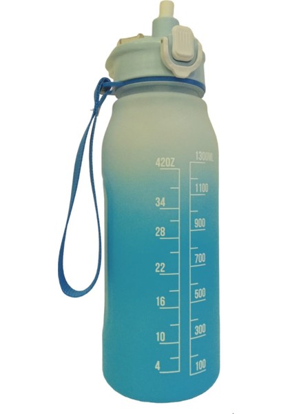 Askılı Hacim Göstergeli Koku Yapmaz Pipetli Matara
