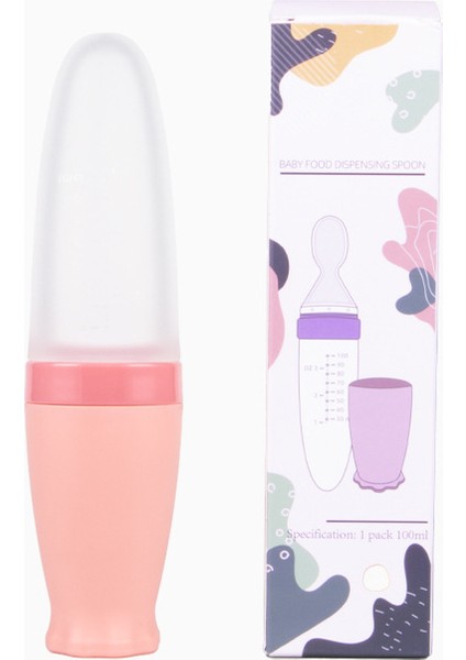 Bebek Silikon Gıda Takviyesi Meyve Püresi Pirinç Ezmesi Kaşık (Yurt Dışından)
