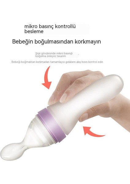 Bebek Silikon Gıda Takviyesi Meyve Püresi Pirinç Ezmesi Kaşık (Yurt Dışından) indirimleri