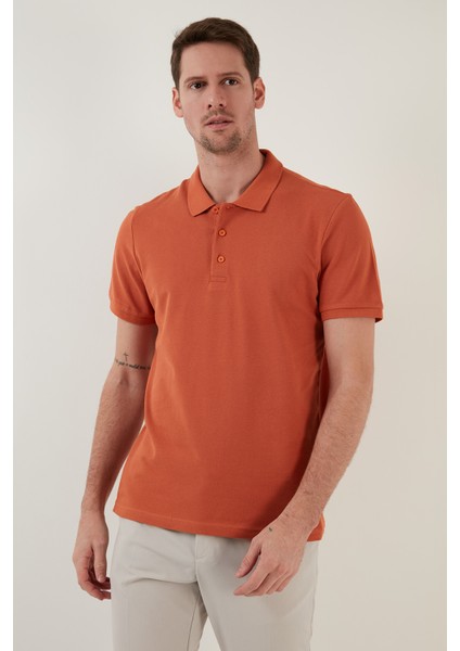 % 100 Pamuk Düğmeli Polo T Shirt Erkek Polo 5902127