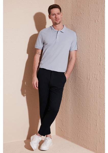 Regular Fit Pamuklu Düğmeli Polo T Shirt Erkek Polo 5902326 fiyatları