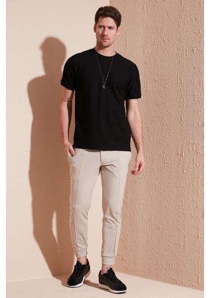 Pamuklu Bisiklet Yaka Basic T Shirt Erkek T Shirt 5902387 fiyatları