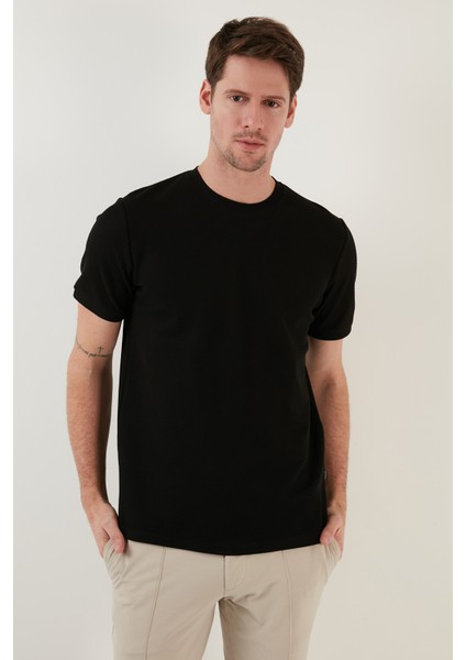 Pamuklu Bisiklet Yaka Basic T Shirt Erkek T Shirt 5902387 modelleri