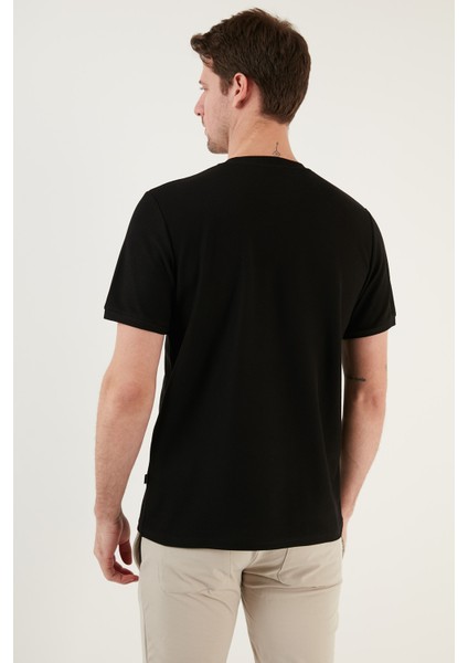 Pamuklu Bisiklet Yaka Basic T Shirt Erkek T Shirt 5902387 indirimleri