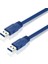 60 cm USB 3.0 Erkek Erkek Kablo USB 3.0 Erkek Erkek Kablo 1