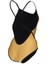 Womens Arena 50TH Gold Swimsuit Diamond Back Kadın Yüzücü Mayosu 006183 3