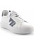 Beyaz Lacivert Leather Erkek Sneaker E01901521303 3