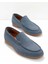Mavi Nubuk Leather Erkek Loafer Ayakkabı E01733800101 1