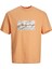 Jorpaısley Front Tee Ss Crew Neck Mc Turuncu Erkek T-Shirt 12235738-Pumpk 1