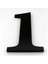 Kapı Numarası 20 cm No 1 Roma, Siyah Pleksi Kendinden Yapışkanlı 1