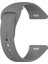 Casestreet Xiaomi Redmi Watch 3 Kordon Strap Kançalı Model Uyumlu Silikon Gri 1