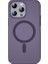 Apple iPhone 14 Pro Max Kılıf Wireless Tacsafe Alpin Mat Ultra Koruma Sert Kapak Derin Mor 1