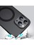 Apple iPhone 14 Pro Max Kılıf Wireless Tacsafe Alpin Mat Ultra Koruma Sert Kapak Derin Mor 3