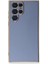Casestreet Samsung Galaxy S23 Ultra Kılıf Case Bark Parlak Silikon Renkli Kenarları Rose Mavi 1