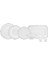 Daisy Platinium Wave Shape Kayık Tabaklı 27 Parça 6 Kişilik Porselen Yemek Takımı 5