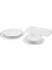 Daisy Platinium Wave Shape Kayık Tabaklı 27 Parça 6 Kişilik Porselen Yemek Takımı 6