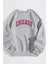 Unisex Chicago Baskılı Oversize Sweatshirt10 1