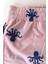 845 Erkek Pembe Desenli Deniz Şortu 3