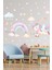 Sticker Ekspres Unicorn ve Gökkuşağı Set Çocuk Odası Duvar Sticker 1