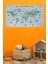 Doğaltercih Eğitici Dünya Haritası Dünya Atlası Çocuk ve Bebek Odası Duvar Sticker 3791XL 2