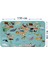 Doğaltercih Eğitici Dünya Haritası Dünya Atlası Çocuk ve Bebek Odası Duvar Sticker 3775XL 1