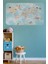 Doğaltercih Eğitici Dünya Haritası Dünya Atlası Çocuk ve Bebek Odası Duvar Sticker 3828XL 2
