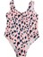 Kız Çocuk Mayo Leopar-Flamingo Desenli 1