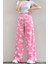 Pembe Bol Paça Bratz Desenli Eşofman Altı 3