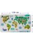 Doğaltercih Eğitici Dünya Haritası Dünya Atlası Çocuk ve Bebek Odası Duvar Sticker 3807XL 2