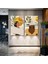 Gold Detaylı Boho Ilüstrasyon Line Art Ikili Kombin 2 Li Set Kanvas Tablo 1