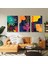 Line Art Heykel Modern Grafik Ilüstrasyon Üçlü Kombin 3 Lü Set Kanvas Tablo 1