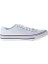 Erkek Sneaker Kısa Convers Modeli Keten Spor Ayakkabı Beyaz 4