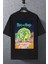 Unisex Rick And Morty Baskılı T-Shirt 1