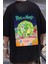 Unisex Rick And Morty Baskılı T-Shirt 2