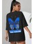 Unisex Butterfly Baskılı T-Shirt 1