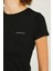 Basıc C Neck Siyah Kadın Kısa Kol T-Shirt W-CT129 4