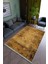 Salon Halısı Modern Açık Kahverengi Yolluk Kaymaz Yuvarlak Oval Kesme Ince Yıkanabilir Halı 1