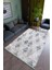 Salon Halısı Modern Lacivert Yolluk Kaymaz Yuvarlak Oval Kesme Ince Yıkanabilir Halı 1