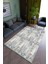 Salon Halısı Modern Lacivert Krem Yolluk Kaymaz Yuvarlak Oval Kesme Ince Yıkanabilir Halı 1