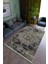 Salon Halısı Modern Siyah Kahverengi Yolluk Kaymaz Yuvarlak Oval Kesme Ince Yıkanabilir Halı 1