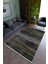 Salon Halısı Modern Siyah Altın Yolluk Kaymaz Yuvarlak Oval Kesme Ince Yıkanabilir Halı 1