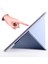 Galaxy Tab S6 P619 Kılıf Tri Folding Kalem Bölmeli Standlı Kılıf 2
