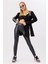 Kadın Leather Siyah Şardonlu Deri TAYT-001 2