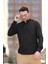 Zareh Slim Fit Kırınkıl Desen Yarım Pat Hakim Yaka Erkek Gömlek 1